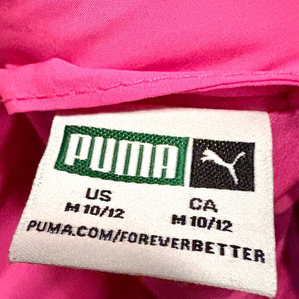 Puma Girls Pink Puffer Vest - Picture 3 of 3